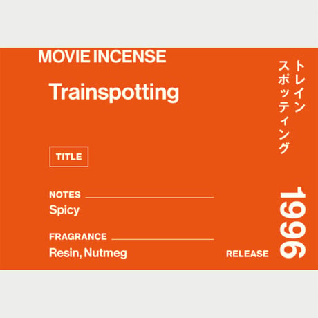 " AGNI TOKYO " Incense - Trainspotting / トレインスポッティング