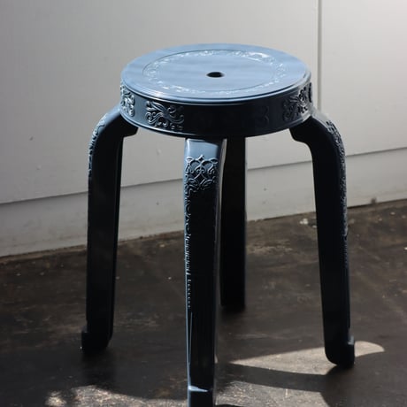 "RUMBA BOR" Choei Classic Stool - Jeen's Blue