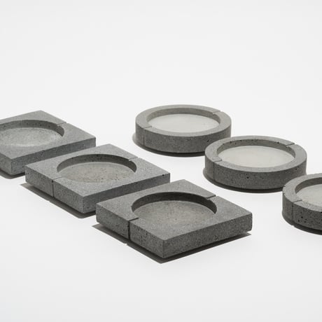 "YOHEI KIKUCHI" Tile 1923 Circle - gray/グレー