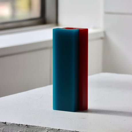 "dean toepfer" VASE VERSA  - teal / red -