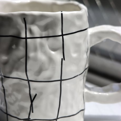 "SHOKKI" Mug - M - pattern