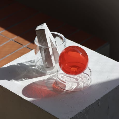 " RUKA Glass " ORB CANISTER - D