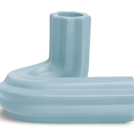"OCTAEVO" Templo Candle Holder - light blue  -