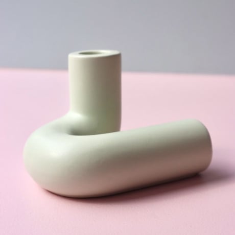 "OCTAEVO" Templo Candle Holder - light mint  -