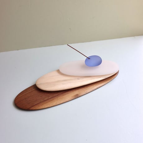 "Somini Studio" D.PLATE M size - pink marble -