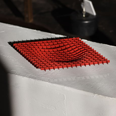 "Fundamental Berlin" Gravity - tray -  RED