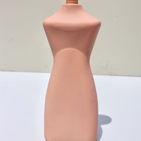 "Foekje Fleur" porcelain bottle vase - orange -