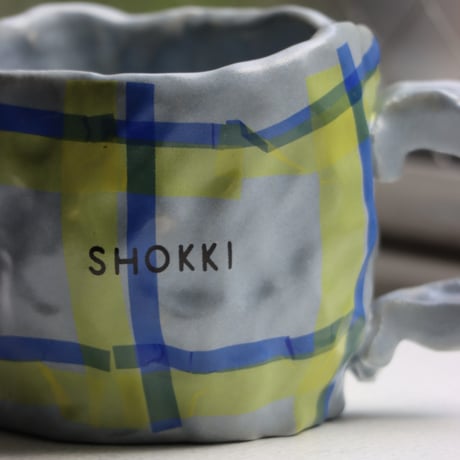 "SHOKKI" Mug - M - pattern