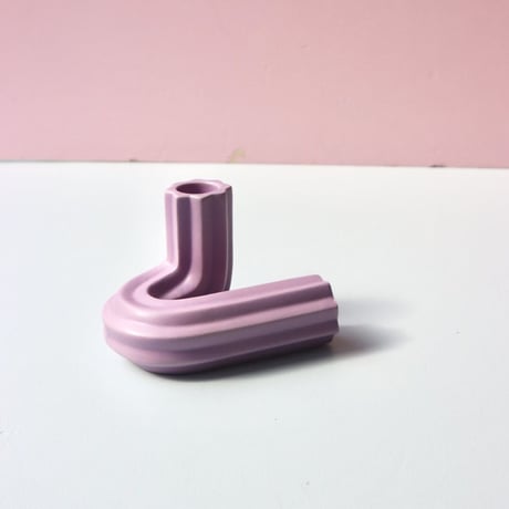 "OCTAEVO" Templo Candle Holder - lilac  -