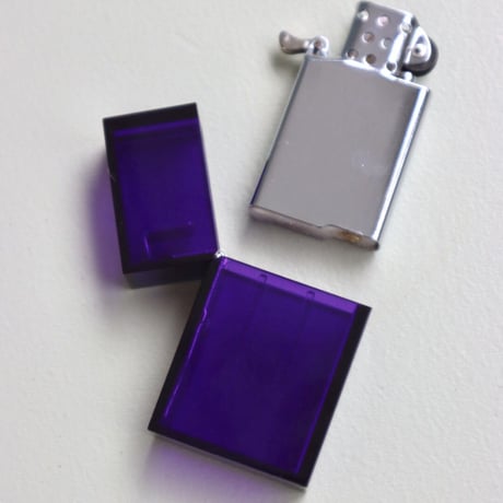 "TSUBOTA PEARL" HARD EDGE TRANSPARENT COLOR - Purple -