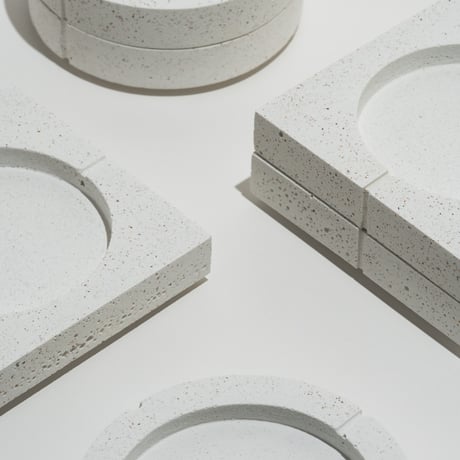 "YOHEI KIKUCHI" Tile 1923 Circle - white/ホワイト