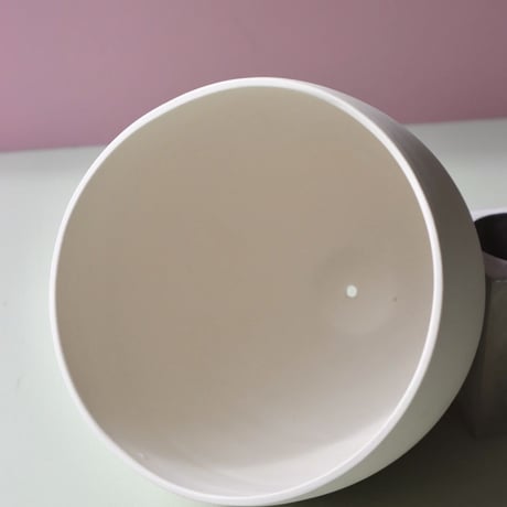"Light&Ladder" ELEVA Porcelain + Concrete Planter - snow -