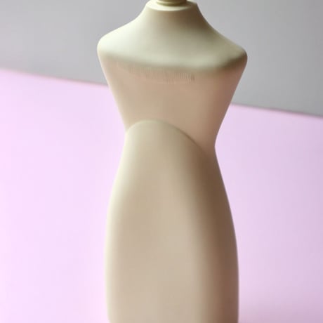 "Foekje Fleur" porcelain bottle vase - fresh yellow -