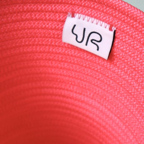 "UGLY RUGLY" SMALL LOOPY LID BASKET - PINK -
