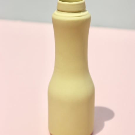 "Foekje Fleur" porcelain bottle vase - fresh yellow -