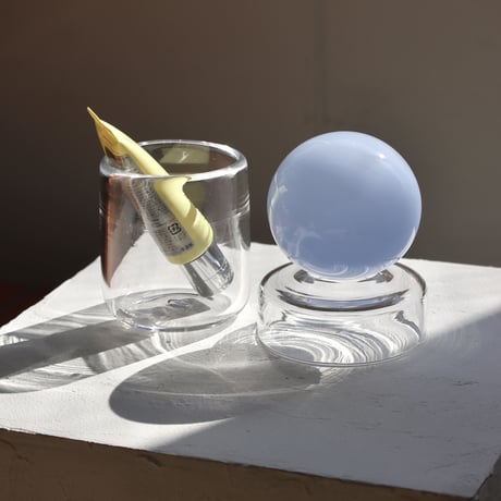 " RUKA Glass " ORB CANISTER - F
