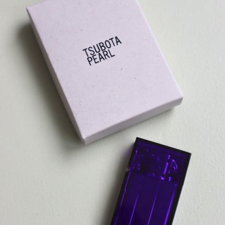 "TSUBOTA PEARL" HARD EDGE TRANSPARENT COLOR - Purple -