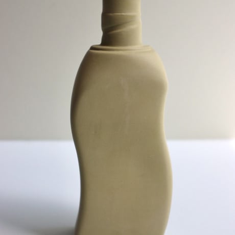 "Foekje Fleur" porcelain bottle vase - Moss -