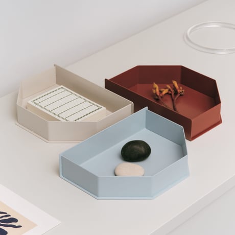"Fulcrum" POLY Tray - rusty red