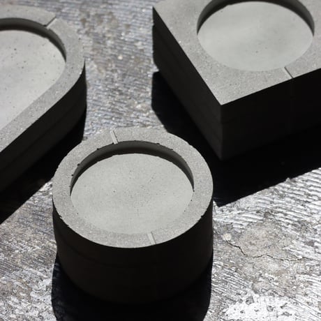 "YOHEI KIKUCHI" Tile 1923 Circle - gray/グレー