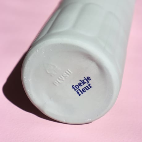 "Foekje Fleur" porcelain bottle vase - mint  -