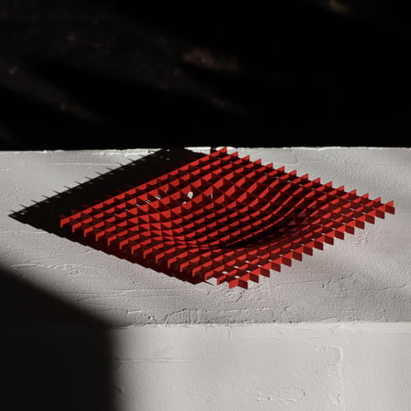 "Fundamental Berlin" Gravity - tray -  RED