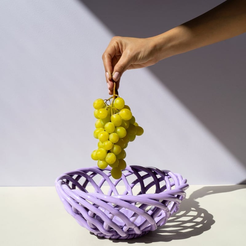 小物入れ OCTAEVO Sicilia Ceramic Basket OCTAEVO