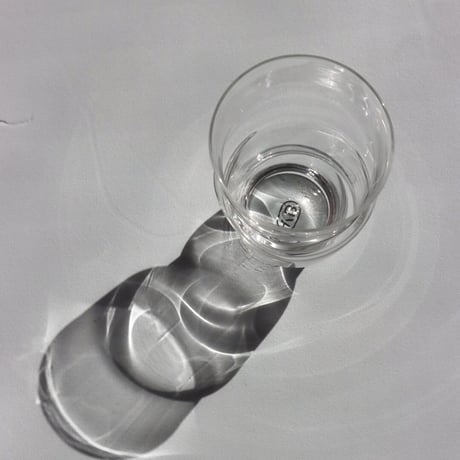 " Laurence Brabant " Decales Glass Tumblers - Medium -