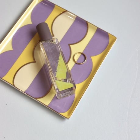 "OCTAEVO" Ceramic Tray - Riviera Wave yellow  -