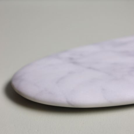 "Somini Studio" D.PLATE M size - white marble -