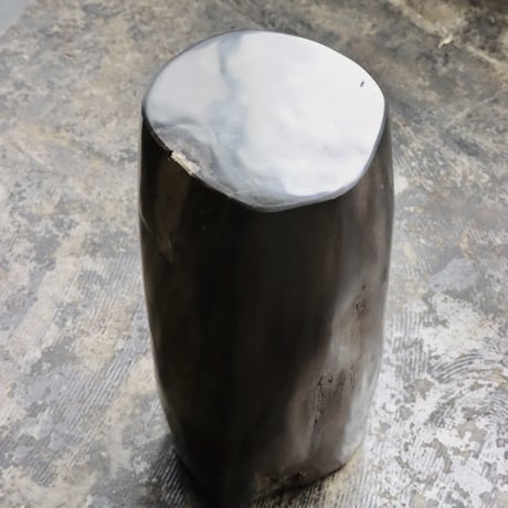 " OAK ” Petrified Wood Stool #002