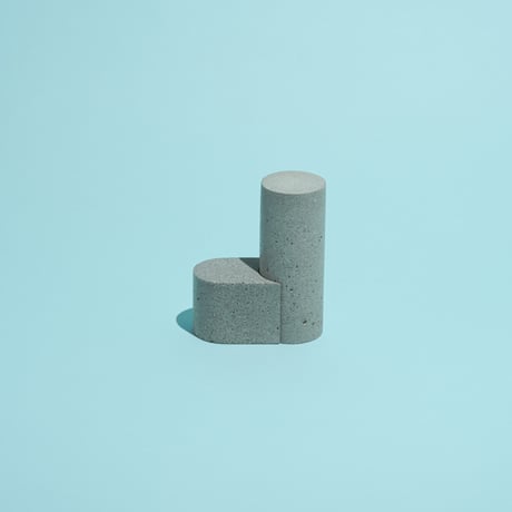 "YOHEI KIKUCHI" Pillar / Maru - gray&gray/グレー&グレー