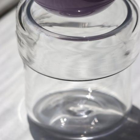 " RUKA Glass " ORB CANISTER - D