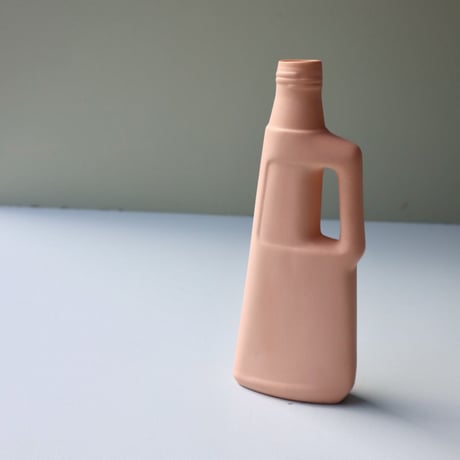 "Foekje Fleur" porcelain bottle vase - orange -