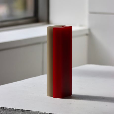 "dean toepfer" VASE VERSA  - red / taupe -