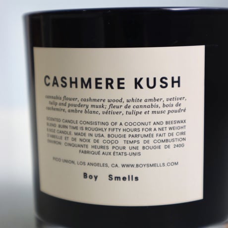 "Boy Smells"   CASHMERE KUSH