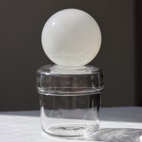 " RUKA Glass " ORB CANISTER - I