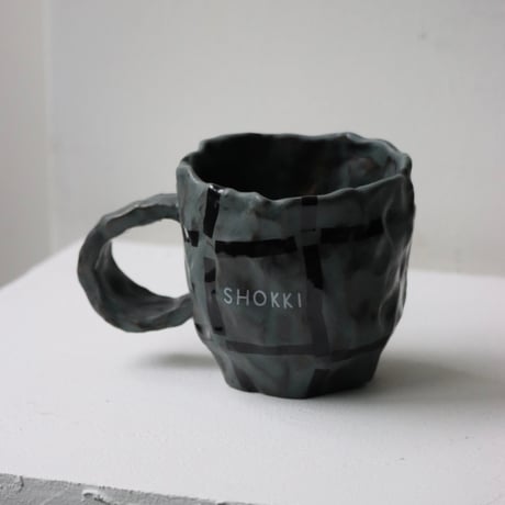 "SHOKKI" Mug - M - pattern