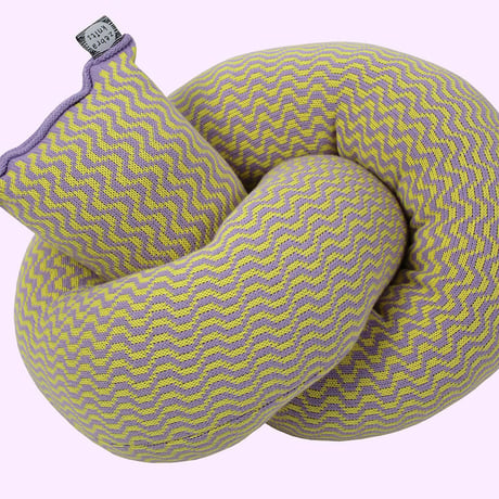 "Zebra Knits" DAZE - Lavender & Lemon - (SMALL)