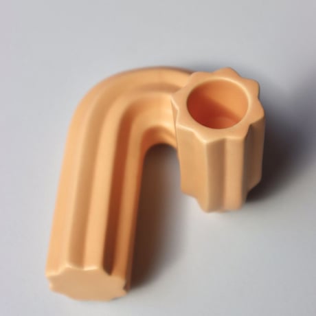 "OCTAEVO" Templo Candle Holder - tangerine  -