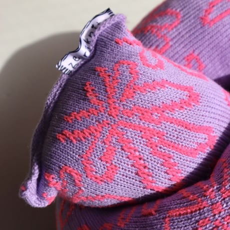 "Zebra Knits"  LILY - Lavender & Blush - (SMALL)