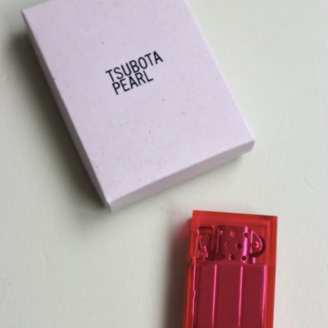 "TSUBOTA PEARL" HARD EDGE TRANSPARENT COLOR - Pink -