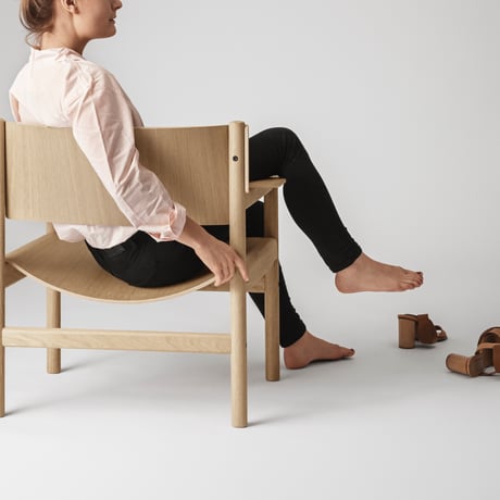 "TAKT" Soft Lounge Chair Oak