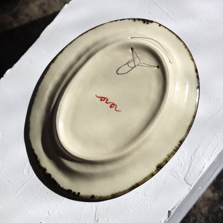 " Noda Natsumi ”  OVAL PLATE