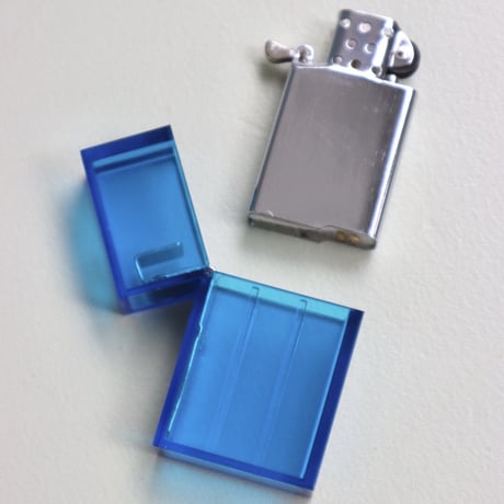 "TSUBOTA PEARL" HARD EDGE TRANSPARENT COLOR - Blue -