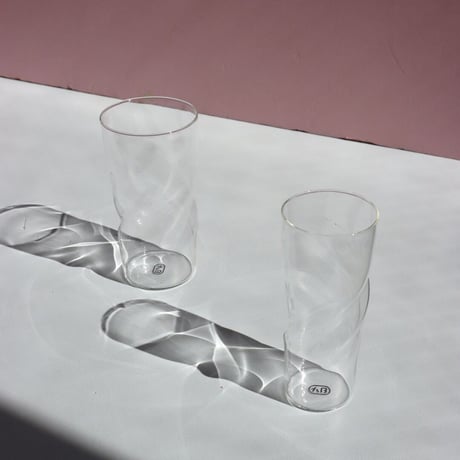 " Laurence Brabant " Nord Glass Tumblers - fin/narrow -