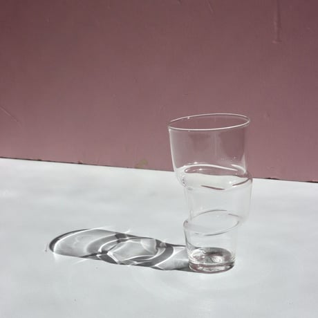 " Laurence Brabant " Decales Glass Tumblers - Large -