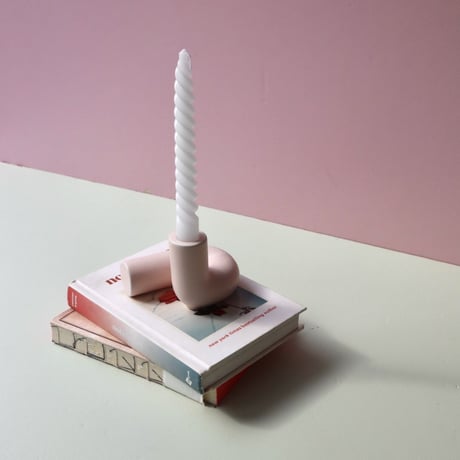 "OCTAEVO" Templo Candle Holder - pink  -
