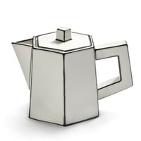" SERAX " Carte Blanche - Tea pot white - black Carte Blanche
