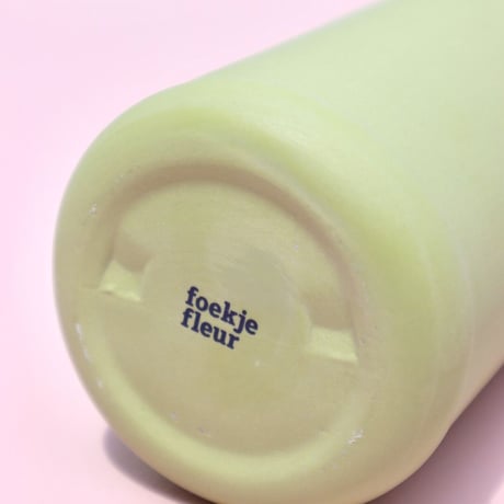 "Foekje Fleur" porcelain bottle vase - spring -